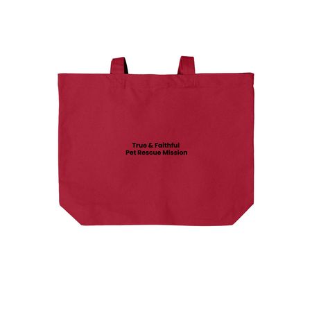 Alumni Shelly Tote Bags, a Deep Red Cotton Canvas Tote Bag