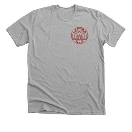 NEW Style Shirts printed Front and Back!, a Athletic Heather Premium Unisex Tee