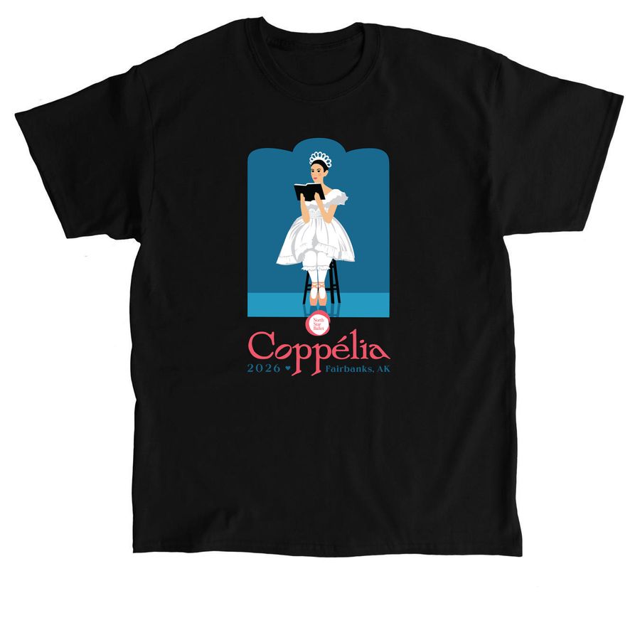 North Star Ballet - Coppelia 2026, a Black Classic Unisex Tee