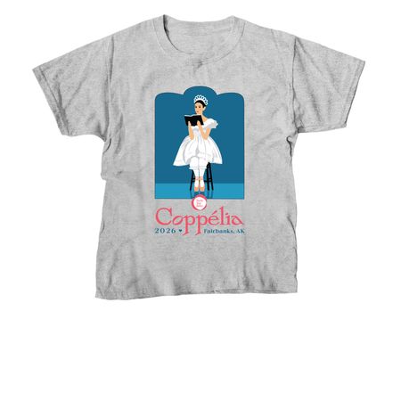 North Star Ballet - Coppelia 2026, a Sport Grey Youth Unisex Tee