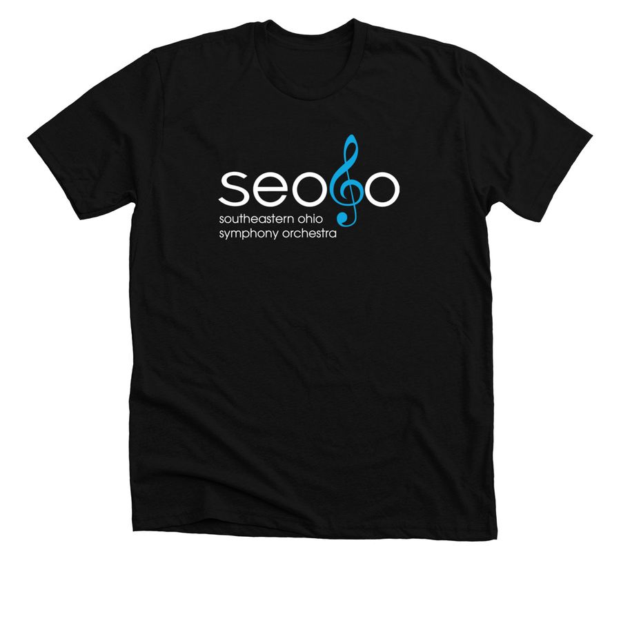 I'm with the Symphony., a Solid Black Blend Premium Unisex Tee