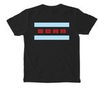 KATCH pocket tee, a Black Comfort Colors Pocket Tee (back-view)