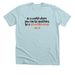 Be a School Librarian - Black/Red Logo, a Heather Ice Blue Premium Unisex Tee