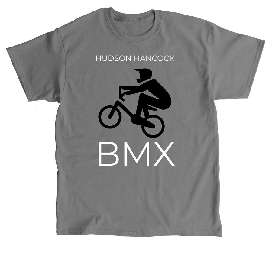 Hudson Hancock BMX Journey, a Charcoal Classic Unisex Tee