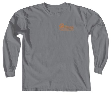 Treat Dealer - Orange Text, a Granite Comfort Colors Long Sleeve Tee