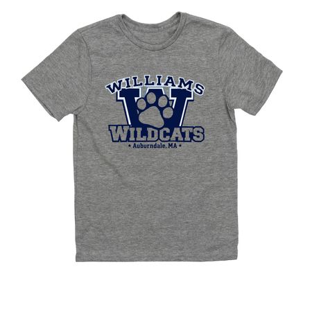 Auburndale, a Aluminum Grey Allmade Youth Eco Triblend Tee