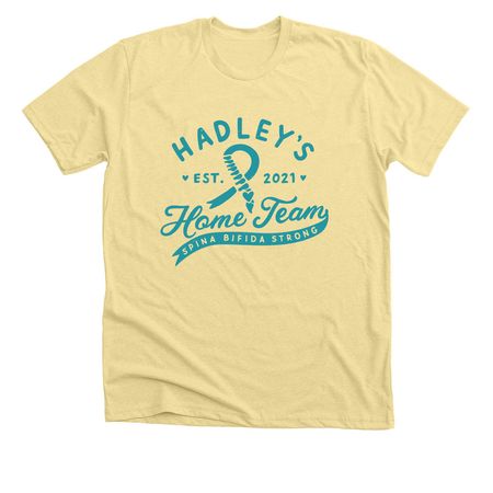 Hadley's Home Team, a Heather French Vanilla Premium Unisex Tee