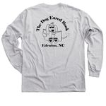 Edenton, NC Logo Shirts, a Sport Grey Classic Long Sleeve Tee (back-view)