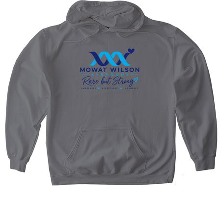 MWS 2, a Charcoal Gildan Softstyle Pullover Hoodie
