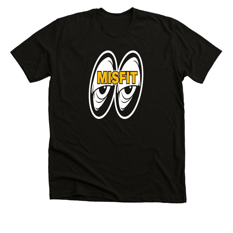 HOUND EYES, a Solid Black Blend Premium Unisex Tee