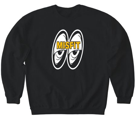 HOUND EYES, a Black Softstyle Crewneck Sweatshirt
