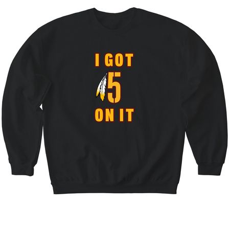 I Got 5 On It - Legacy Design Ver 2.0, a Black Softstyle Crewneck Sweatshirt