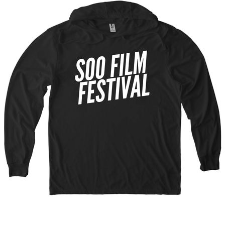 Long Sleeve, a Space Black Allmade Eco Triblend Hoodie Tee
