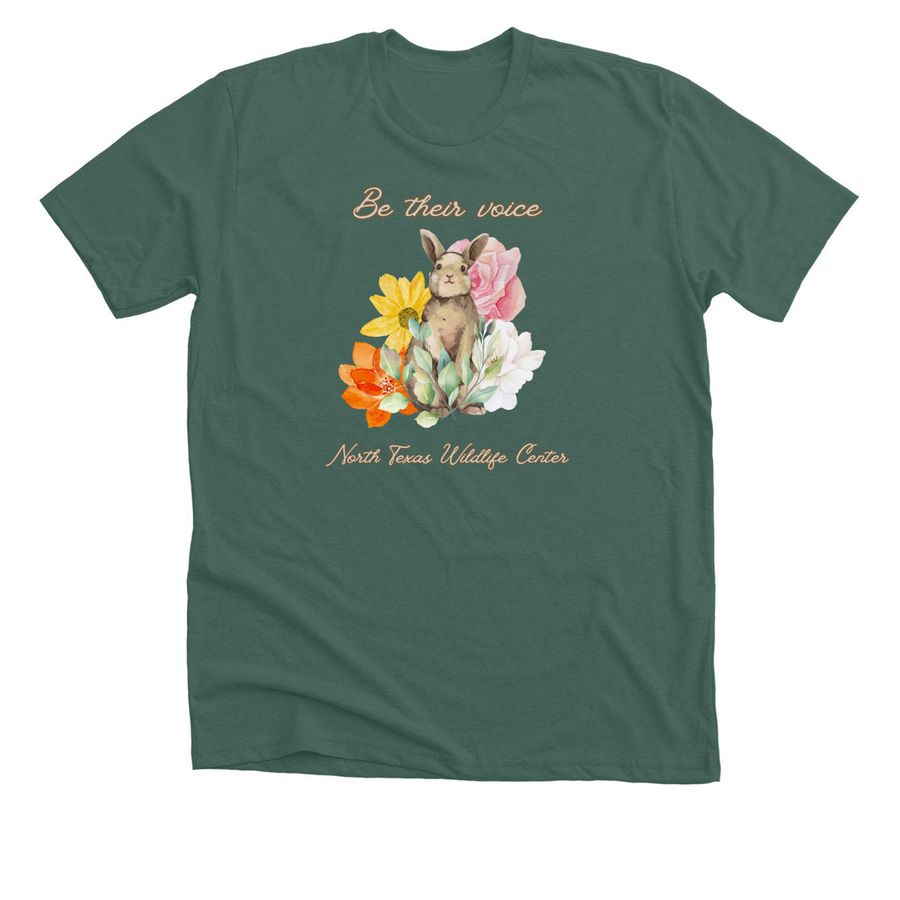 Be their voice, a Heather Forest Premium Unisex Tee