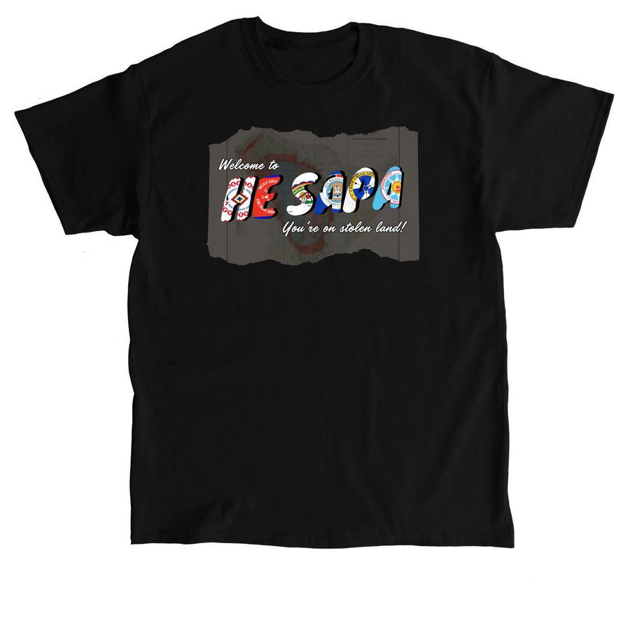 Welcome to He Sapa!, a Black Classic Unisex Tee