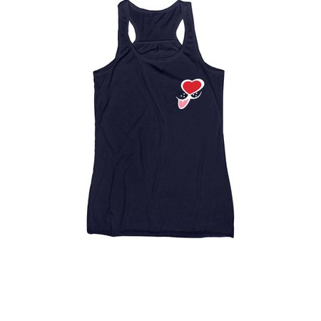 Classic&nbsp;LRRF Logo Dark Tanks, a Navy Women's Racerback