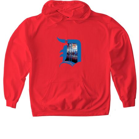 EHEintheD, a Red Gildan Softstyle Pullover Hoodie