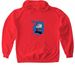 EHEintheD, a Red Gildan Softstyle Pullover Hoodie