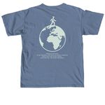 Arrows of the Truth, a Blue Jean Comfort Colors Unisex Tee (back-view)