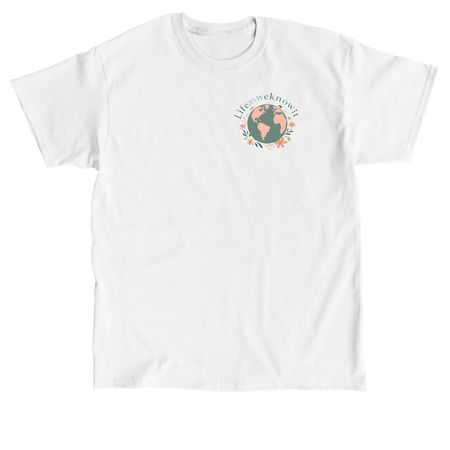 LifeAsWeKnowIt Original Crew, a White Classic Unisex Tee