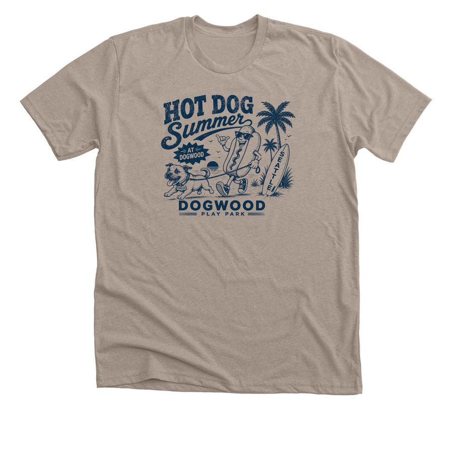 Hot Dog Summer, a Heather Stone Premium Unisex Tee