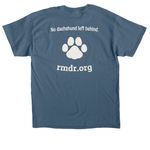 Three Little Doxies 2, a Indigo Blue Classic Unisex Tee (back-view)