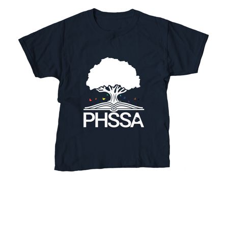 PHSSA PTA Spiritwear Fundraiser, a Navy Youth Unisex Tee