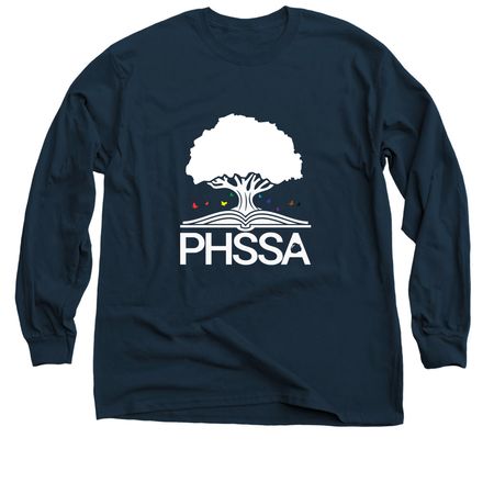 PHSSA PTA Spiritwear Fundraiser, a Navy Classic Long Sleeve Tee