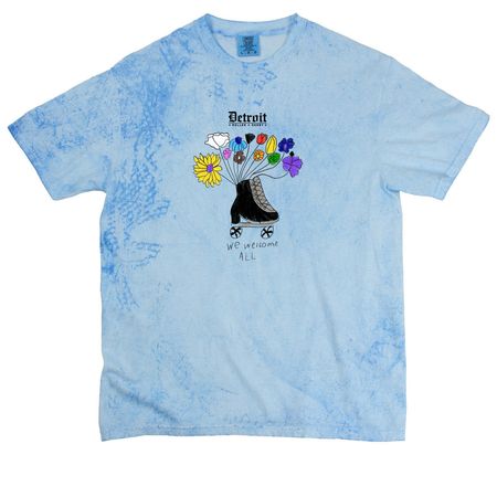 Pride 2026 ????, a Fiji Blue Comfort Colors Colorblast Tee