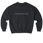 Night of a Masquerade, a Black Stanley/Stella Ledger Dry Crewneck Sweatshirt (back-view)