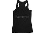 Night of a Masquerade, a Black Women's Racerback (back-view)