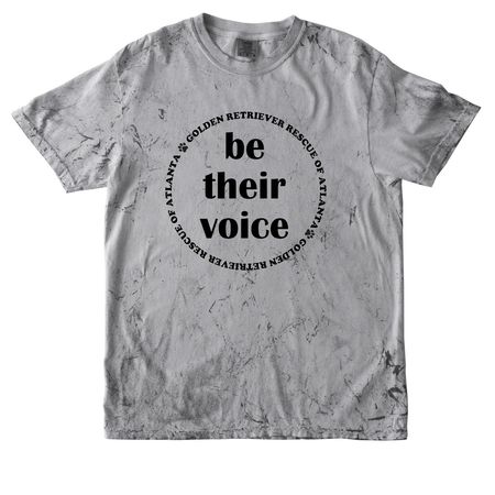 Be Their Voice, a Smoke Comfort Colors Colorblast Tee