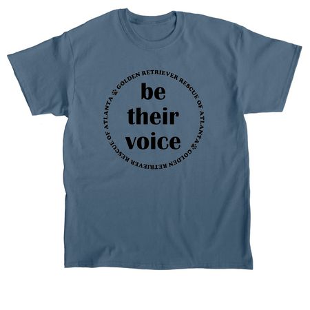 Be Their Voice, a Indigo Blue Classic Unisex Tee
