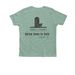 Farm Safety - Little Ranch Hand, a Heather Dusty Blue Premium Youth Tee (back-view)