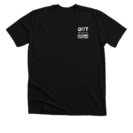 PRIDE - HOME EVERYWHERE, a Solid Black Blend Premium Unisex Tee