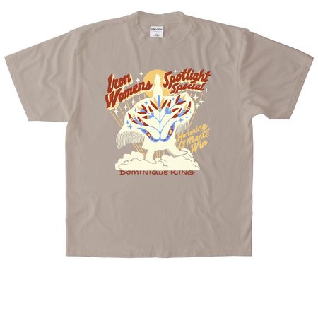 O?Maste? Win - Blue details, a Oatmeal Heavyweight Garment Dye Tee