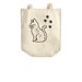 LifeWith18Cats- GM Collection Tote, a Natural Over-the-Shoulder Shopping Tote Bag (back-view)