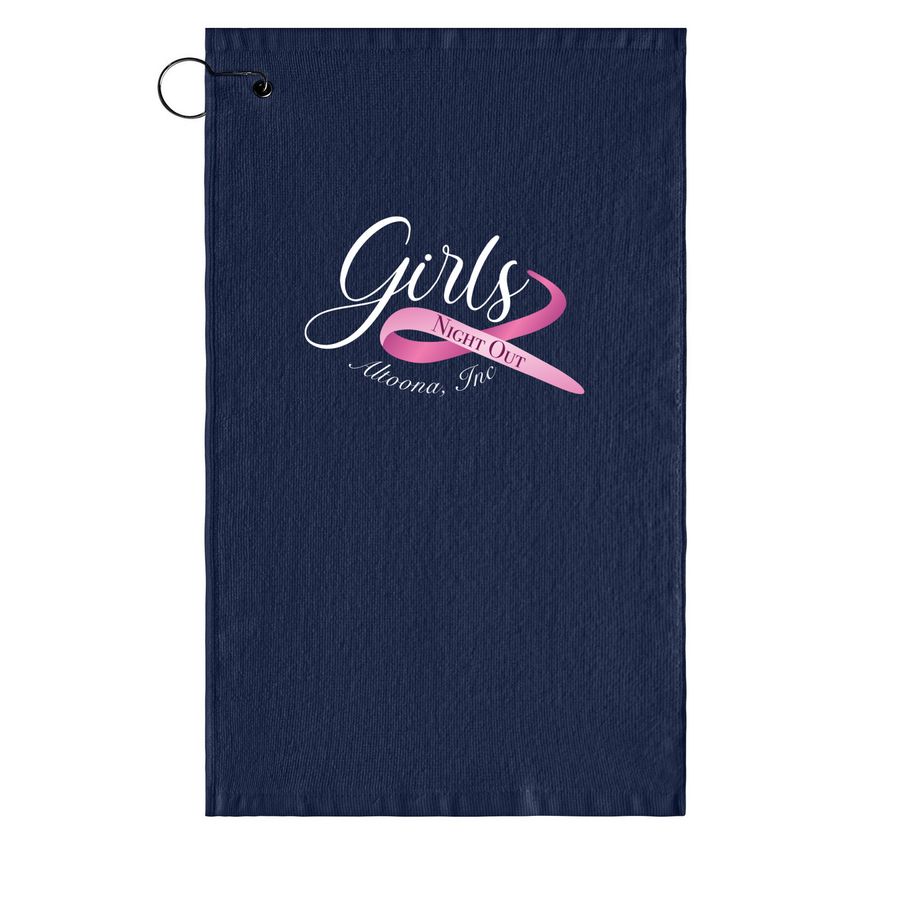Girls Night Out Golf Towels, a Navy Golf Towel