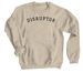 Disrupt Patriarchy, a Sand Crewneck Sweatshirt