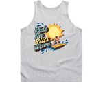 BLISS Wave Tee, a Sport Grey Classic Unisex Tank Top (back-view)