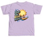 BLISS Wave Tee, a Orchid Comfort Colors Unisex Tee (back-view)