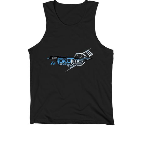 Shin Toku Time Tank Top&nbsp;, a Black Premium Cotton Tank
