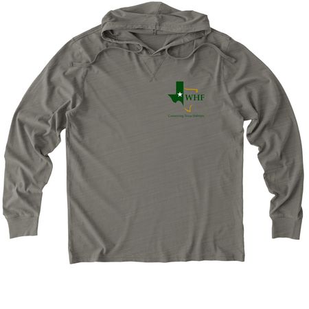 WHF's A Prairie Birthday!, a Driftwood Grey Allmade Organic Cotton Mineral Dye Hoodie Tee