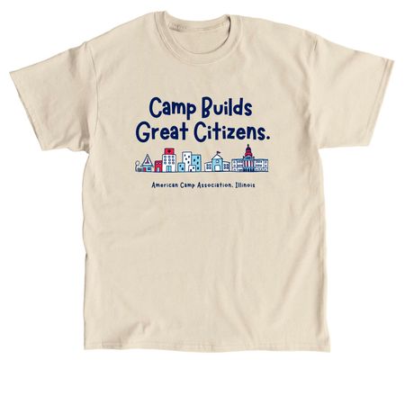 Camp Builds Great Citizens - Adult&nbsp;, a Sand Classic Unisex Tee