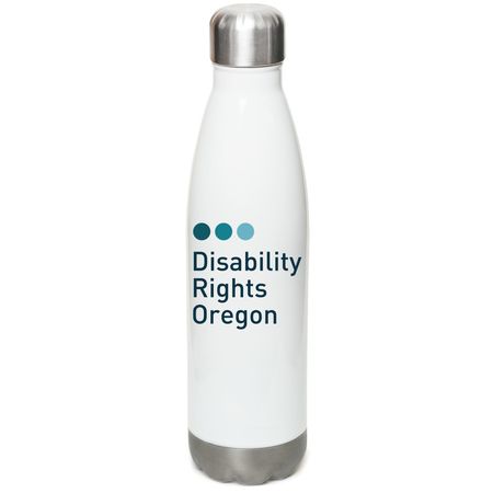DRO Stainless Steel Water Bottle, a White Stainless Steel Water Bottle