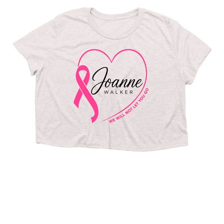 Joanne Walker, a Heather Dust Women?s Flowy Cropped Tee