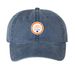 The MLBA Hat, a Navy Printed Pigment Dye Baseball Cap