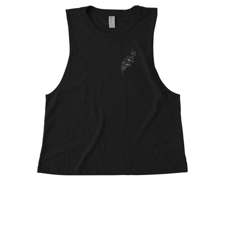 Stay Fit&nbsp;, a Deep Black Allmade Eco Triblend Women?s Muscle Tank