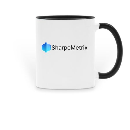 SharpeMetrix mug, a Black Two-Tone Ceramic Mug