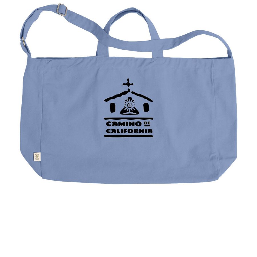 Tote Bags, a Elemental Blue Reclaimist G2G Tote Bag (back-view)